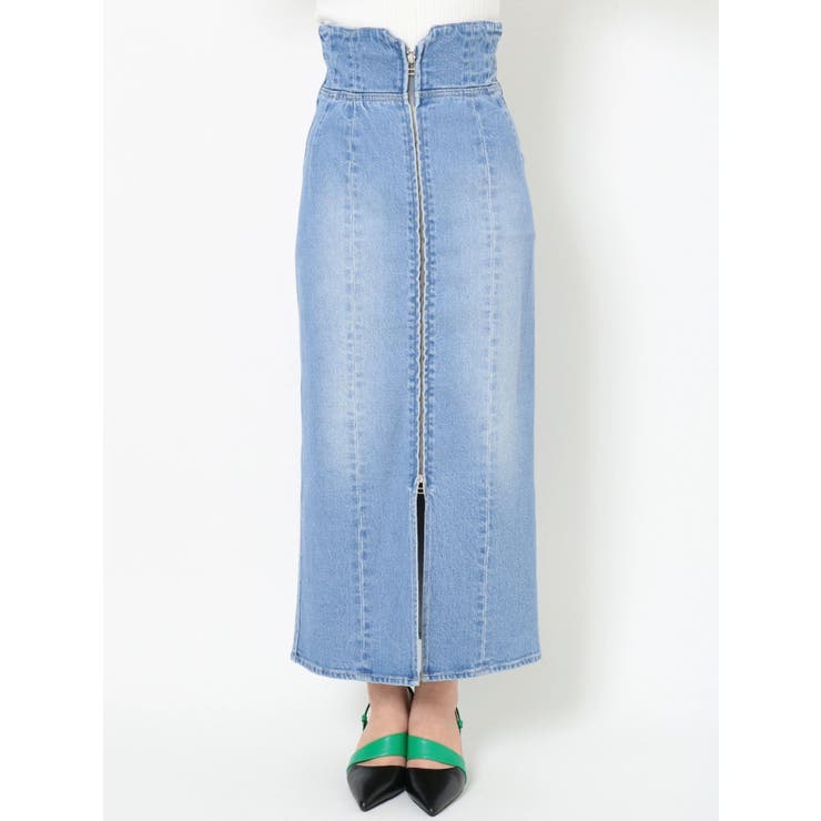 フロントジップデニムミディスカート | EVRIS | 詳細画像27 