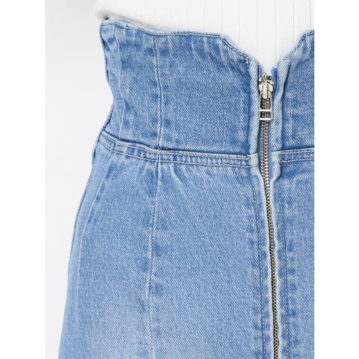 フロントジップデニムミディスカート | EVRIS | 詳細画像30 