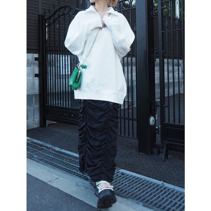 WEB限定】ハーフジップスウェットトップス[品番：MKSW0049186