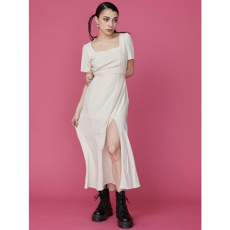 バックオープンロングワンピース | EVRIS | 詳細画像24 