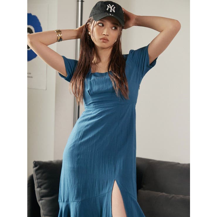 バックオープンロングワンピース | EVRIS | 詳細画像28 