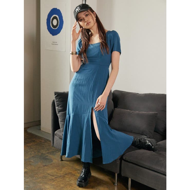 バックオープンロングワンピース | EVRIS | 詳細画像29 