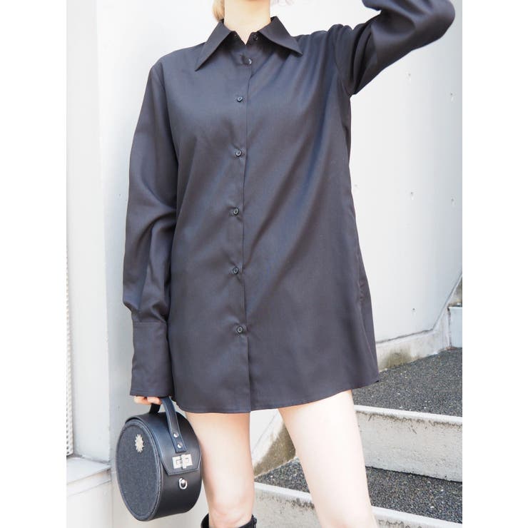ロングカフスオーバーシャツ[品番：MKSW0049586]｜EVRIS