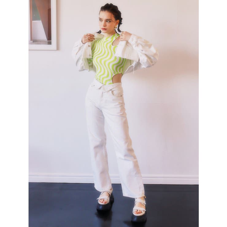 売れ筋商品|||カブー カットソー トップス レディース Eevi Top - Women's Forest Retreat ウェーブパターンカットアウトトップス[品番：MKSW0049120