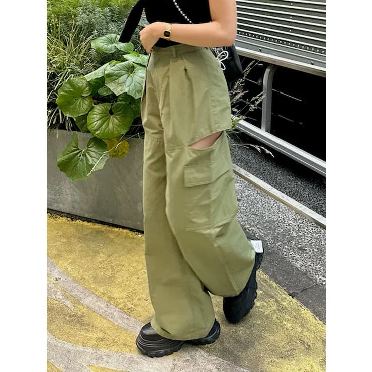 サイドオープンパラシュートパンツ[品番：MKSW0051511]｜EVRIS