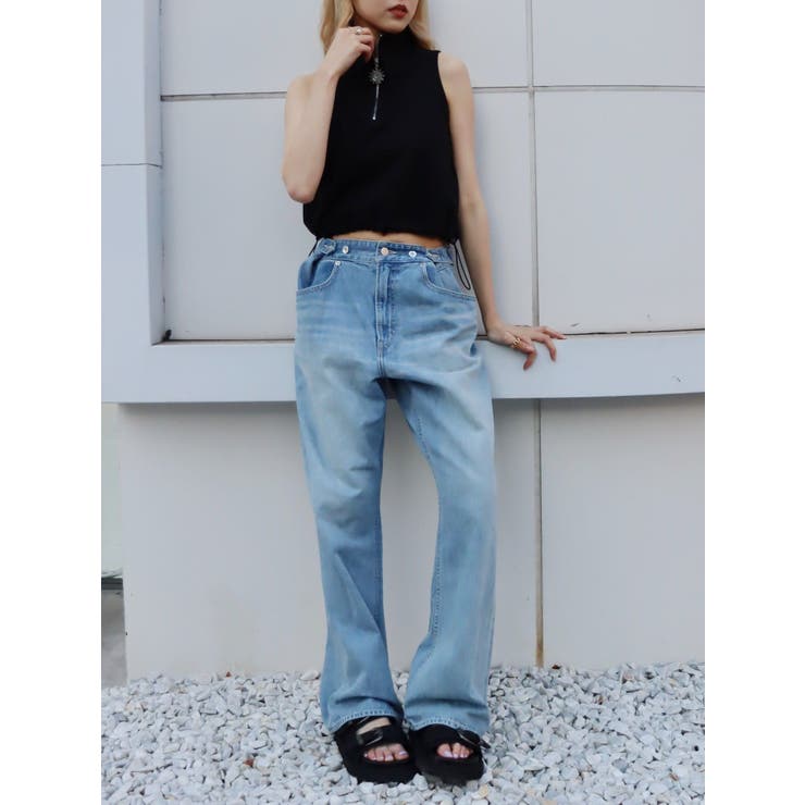 SUNNYハーフジップノースリトップス[品番：MKSW0050695]｜EVRIS