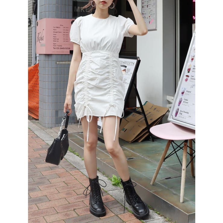 【WEB限定】ドロストミニワンピース | EVRIS | 詳細画像25 