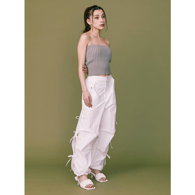 unoa quilted シリーズ　バレエ　パンツ　白　S BO0018_7-655_FR01.jpg