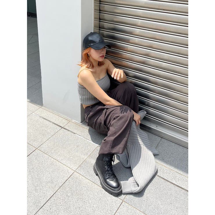 フェイクレザーキャップ[品番：MKSW0053467]｜EVRIS（エブリス）の