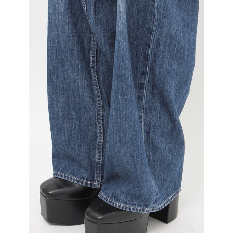 チェーンスラッシュワイドデニムパンツ | EVRIS | 詳細画像33