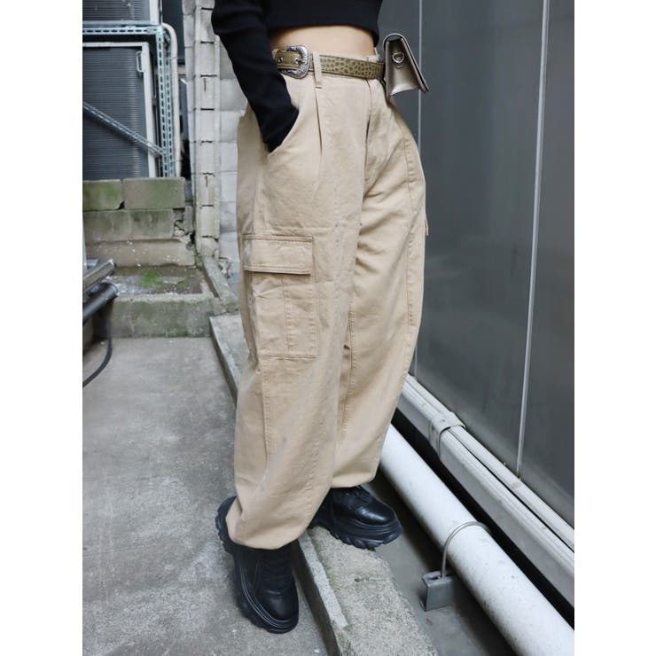 ベージュ | 【WEB限定】カーゴパンツ | EVRIS