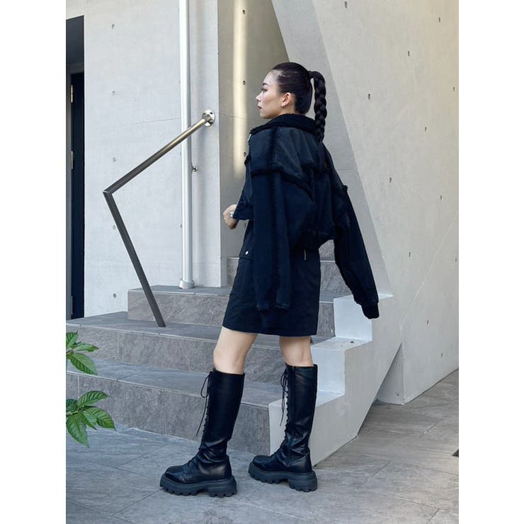 デニムボアブルゾン【セットアップ着用可能】 | EVRIS | 詳細画像31 