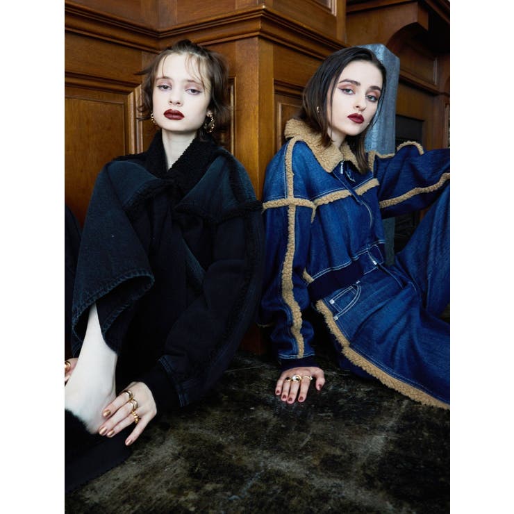 デニムボアブルゾン【セットアップ着用可能】 | EVRIS | 詳細画像41 