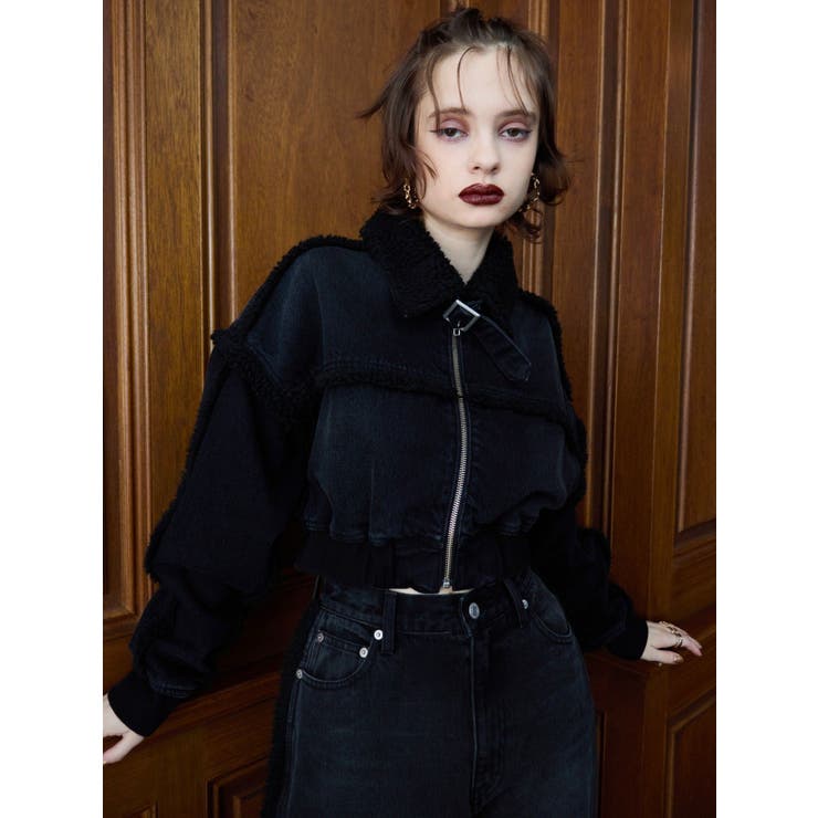 デニムボアブルゾン【セットアップ着用可能】 | EVRIS | 詳細画像42 