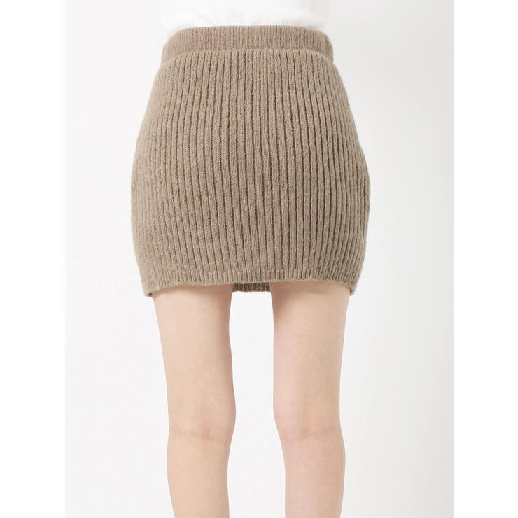 リブニットミニスカート【セットアップ着用可能】 | EVRIS | 詳細画像32 