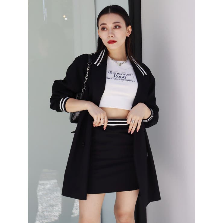 Ami ribbon check tops black Ami ribbon check tops andmary