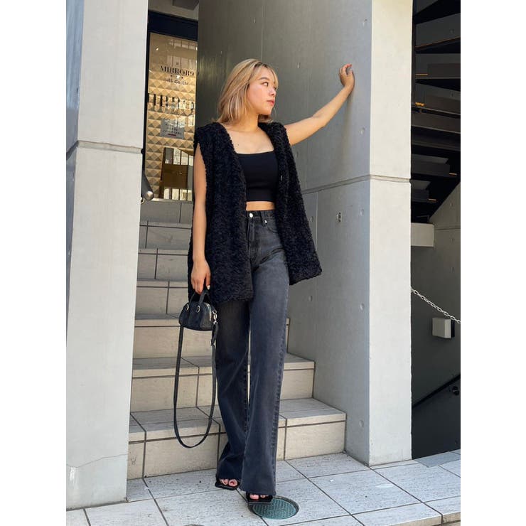 EVRIS ハートデニム ブルー S 新品未使用 2WAYクロップドデニムブルゾン【セットアップ着用可能】[品番