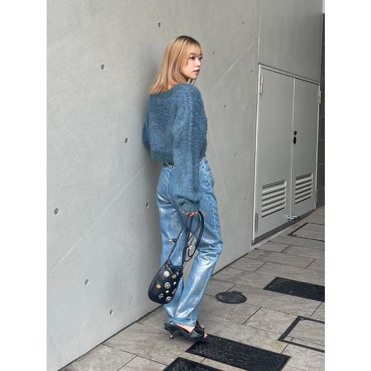グリッターストレートデニムパンツ | EVRIS | 詳細画像25 