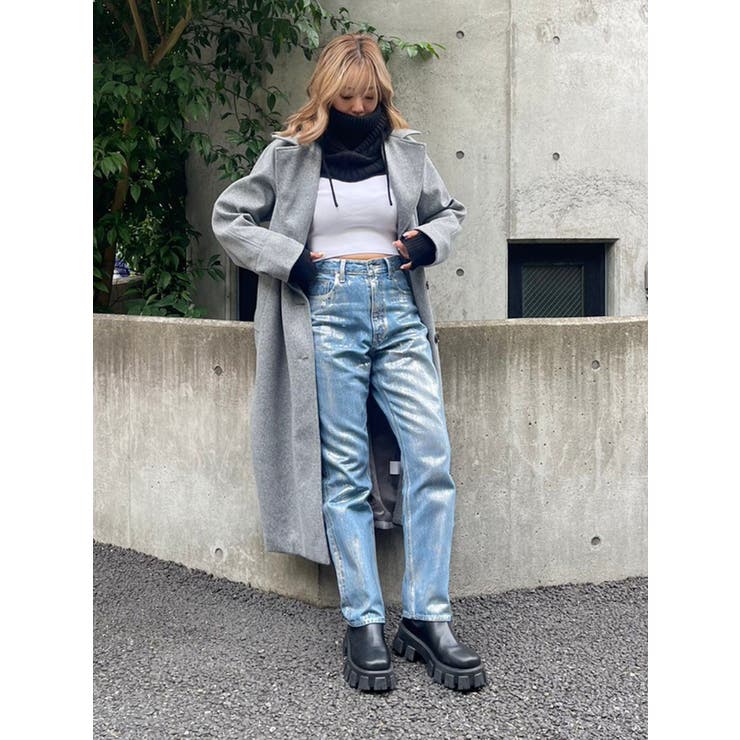 グリッターストレートデニムパンツ | EVRIS | 詳細画像30 