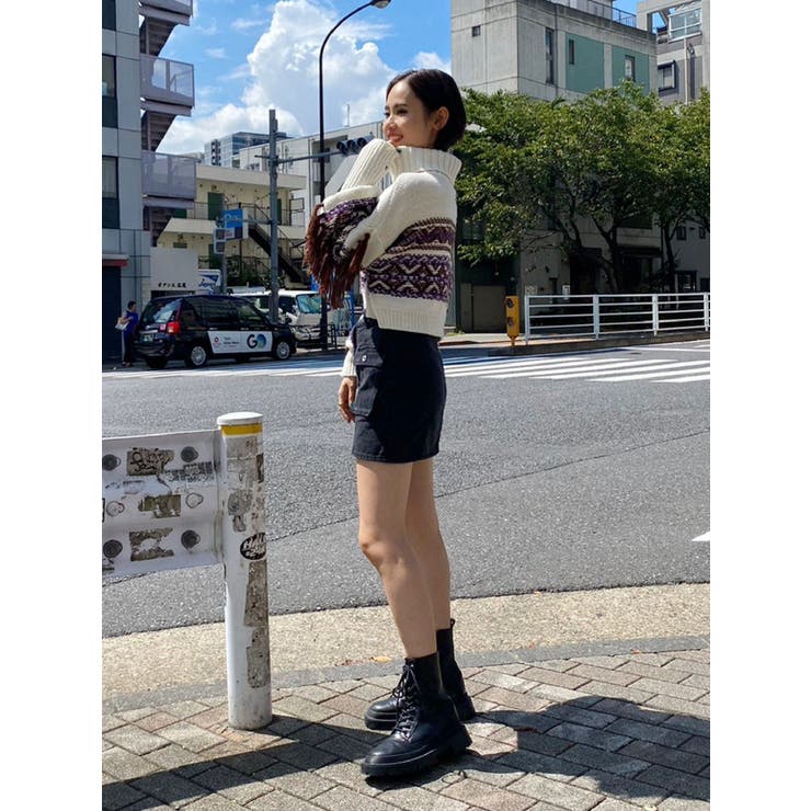 カーゴポケットデニムミニスカート | EVRIS | 詳細画像29 