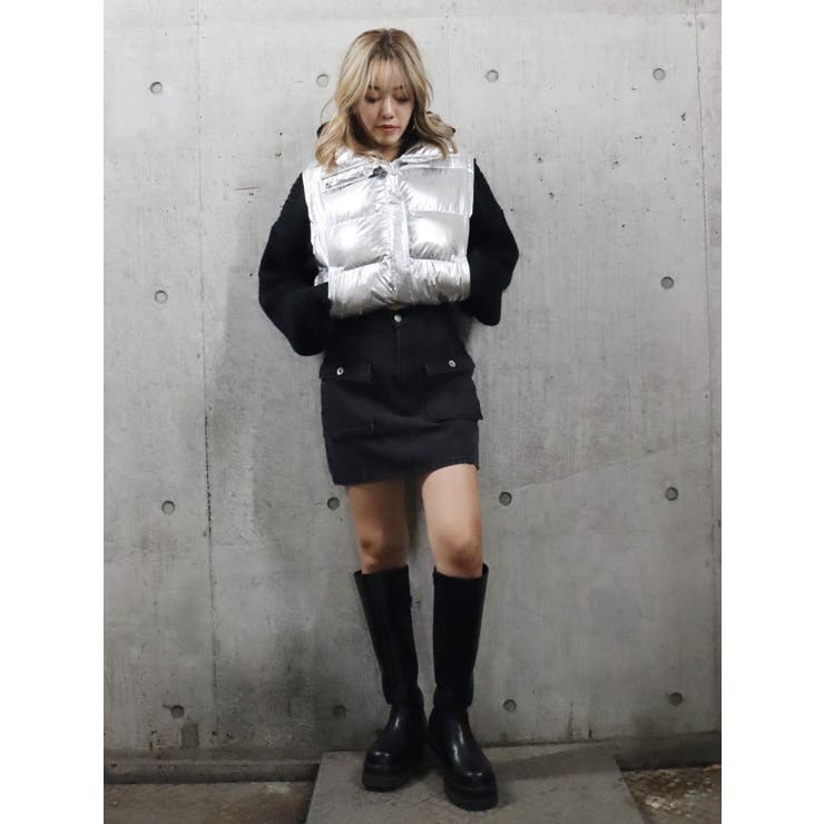 カーゴポケットデニムミニスカート | EVRIS | 詳細画像32 