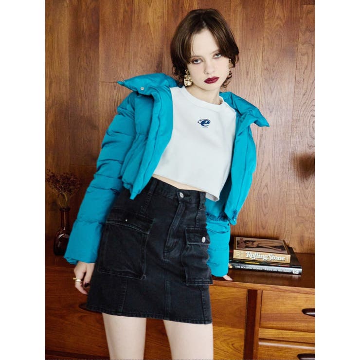 カーゴポケットデニムミニスカート | EVRIS | 詳細画像35 