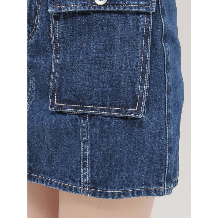 カーゴポケットデニムミニスカート | EVRIS | 詳細画像44 
