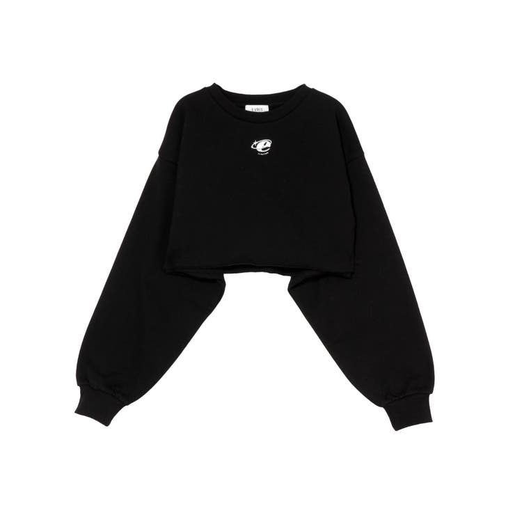 クロップドスウェットトップス【セットアップ着用可能】[品番