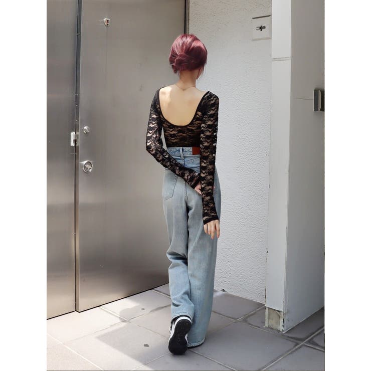 バックオープンレーストップス[品番：MKSW0053603]｜EVRIS