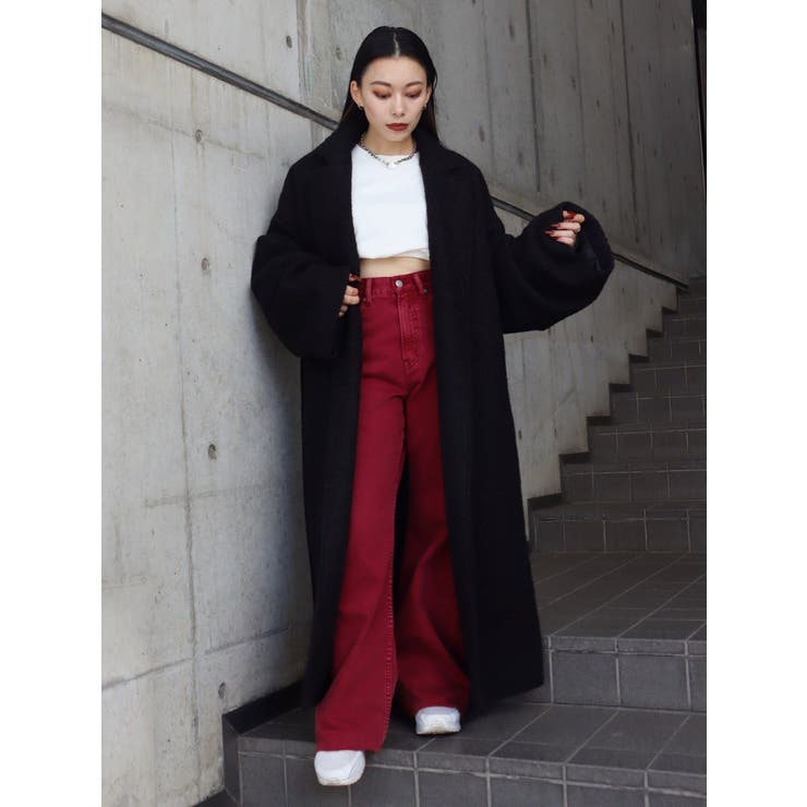 オーバーサイズカラーロングコート[品番：MKSW0053921]｜EVRIS