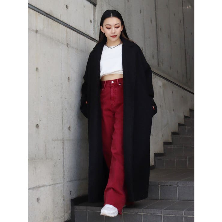 オーバーサイズカラーロングコート[品番：MKSW0053921]｜EVRIS