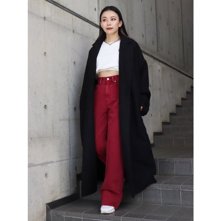 オーバーサイズカラーロングコート[品番：MKSW0053921]｜EVRIS