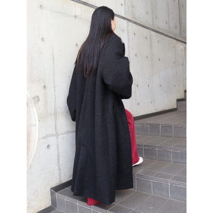 オーバーサイズカラーロングコート[品番：MKSW0053921]｜EVRIS