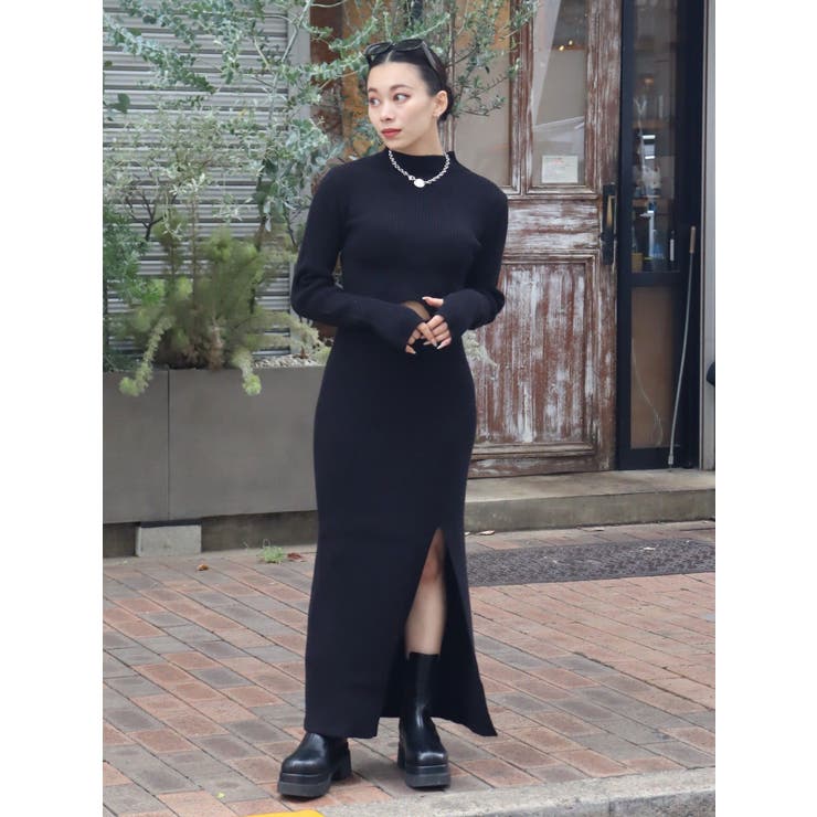 スリットロングニットスカート | EVRIS | 詳細画像11 