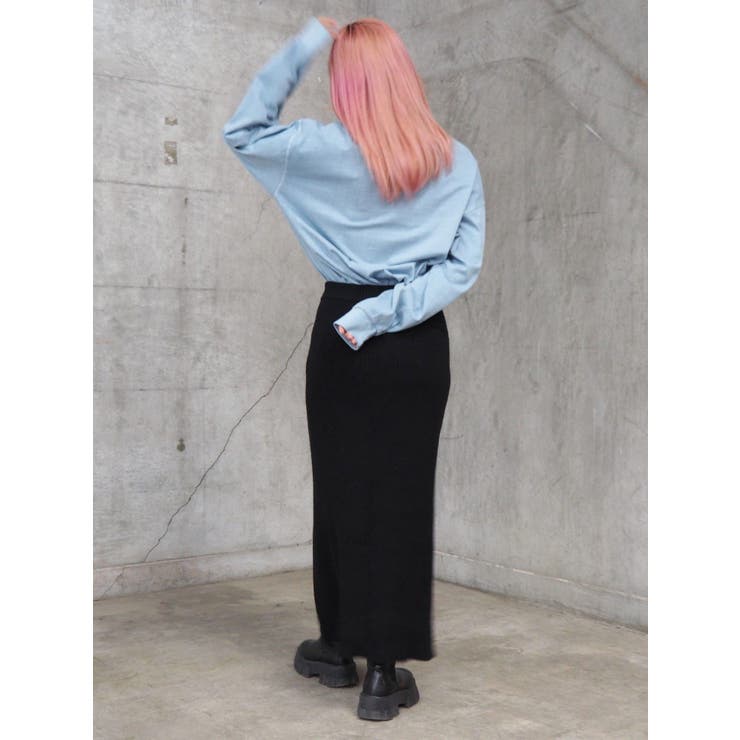 スリットロングニットスカート | EVRIS | 詳細画像44 