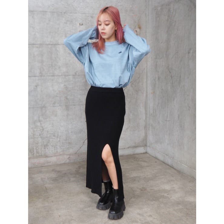 スリットロングニットスカート | EVRIS | 詳細画像46 