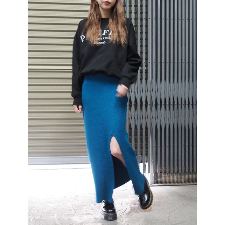 スリットロングニットスカート | EVRIS | 詳細画像48 