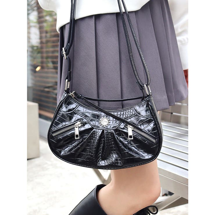 クロコライクショルダーBAG[品番：MKSW0053695]｜EVRIS（エブリス 