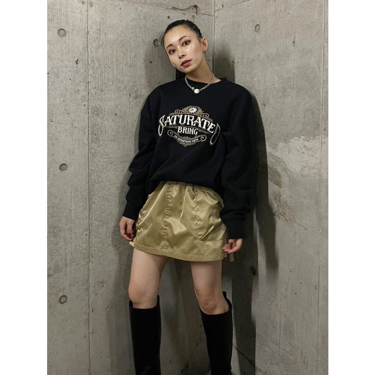 【girlish】VERY別注パフスリーブスウェットエクリュ　S beco+81×lilLilly】jeweLilly パフスリーブスウェットトップス