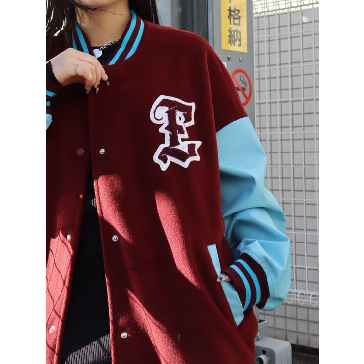 人気　完売品！EVRIS オリジナルグラフィックスカジャン ピンク 人気完売品！EVRIS オリジナルグラフィックスカジャン ピンク