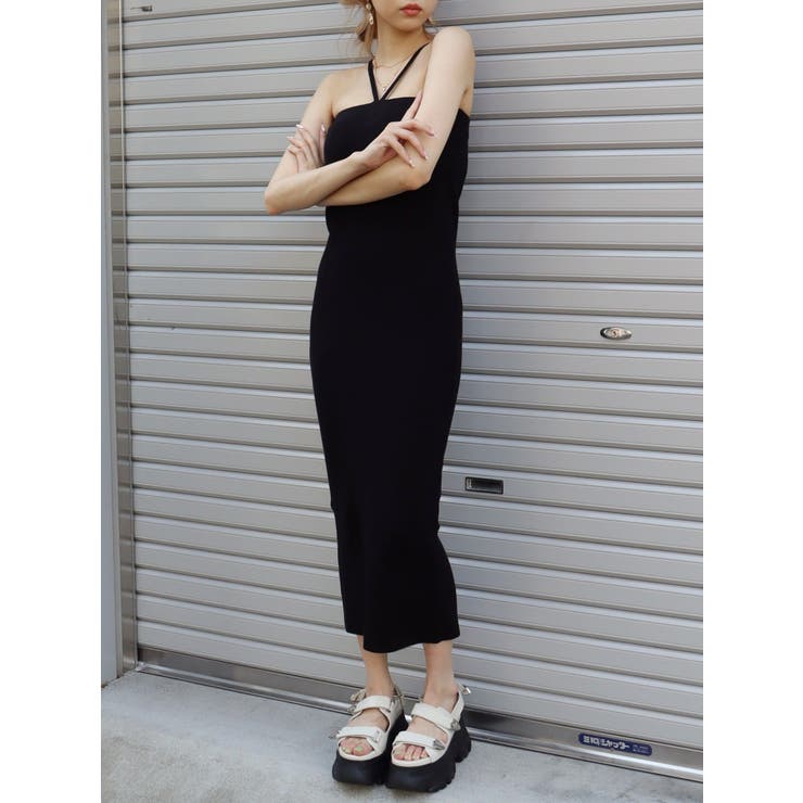 アンサンブルロングニットワンピース[品番：MKSW0056816]｜EVRIS