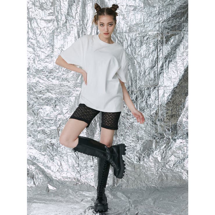 ロゴラインレースバイカーパンツ | EVRIS | 詳細画像21 