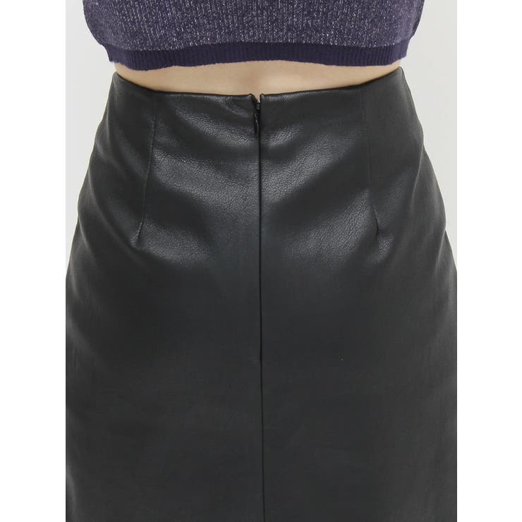 フェイクレザースタッズミニスカート | EVRIS | 詳細画像15 