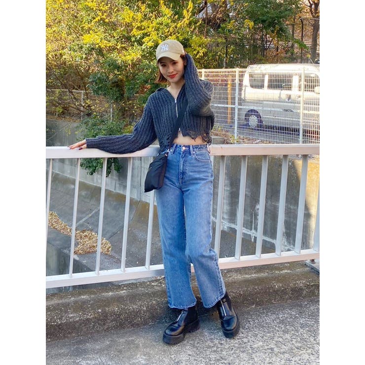 グラフィックデザインデニムパンツ[品番：MKSW0055246]｜EVRIS