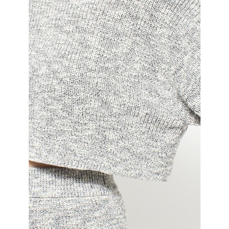 【インナーパンツ付】メランジニットセットアップ | EVRIS | 詳細画像29 