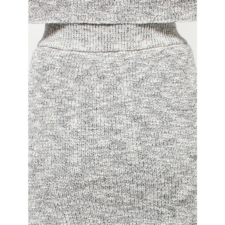 【インナーパンツ付】メランジニットセットアップ | EVRIS | 詳細画像33 