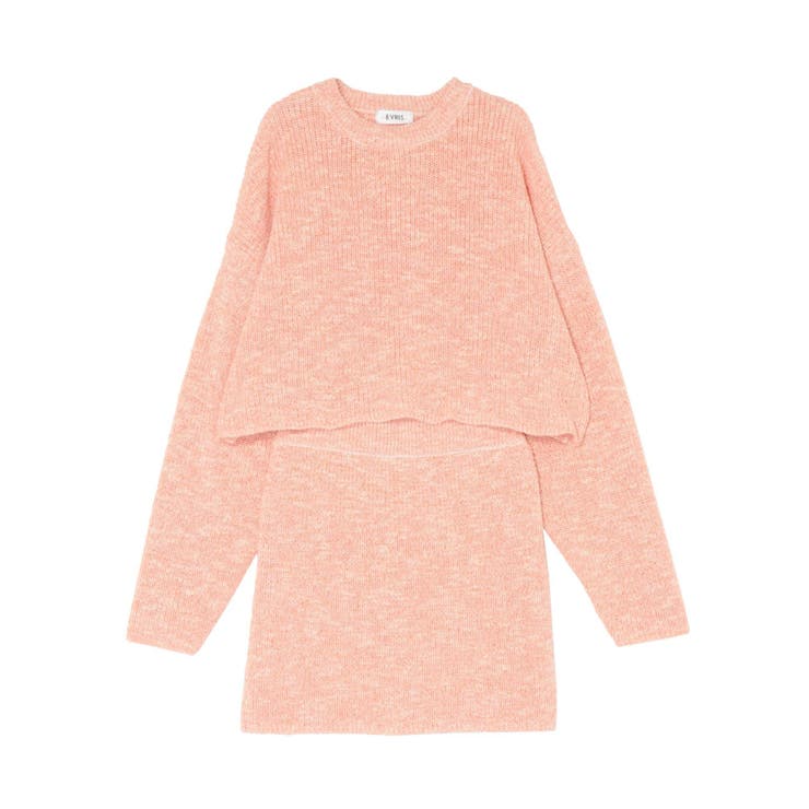 【インナーパンツ付】メランジニットセットアップ | EVRIS | 詳細画像40 