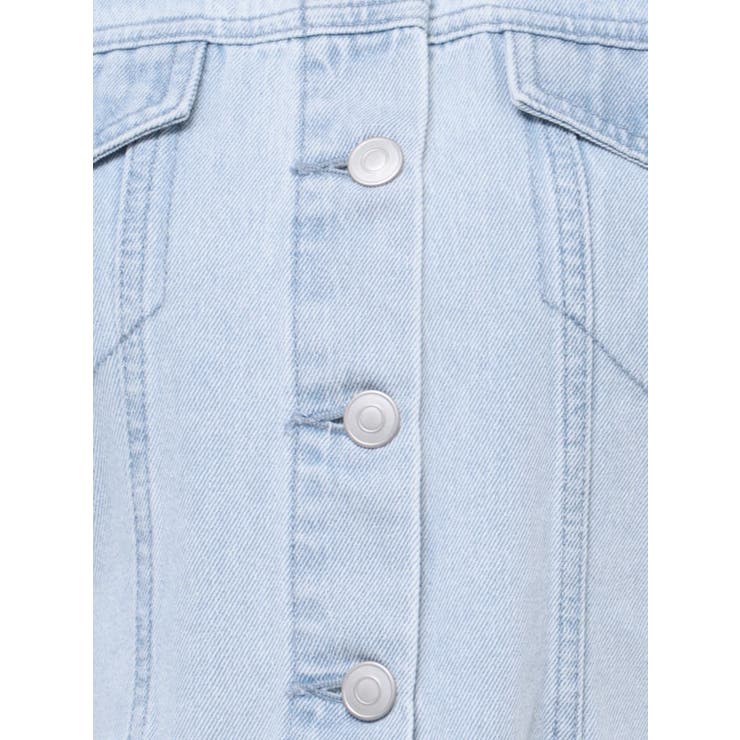 フリンジデザインデニムショートベスト | EVRIS | 詳細画像35 