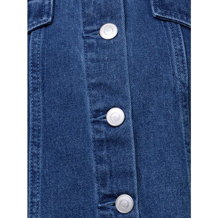 フリンジデザインデニムショートベスト | EVRIS | 詳細画像36 