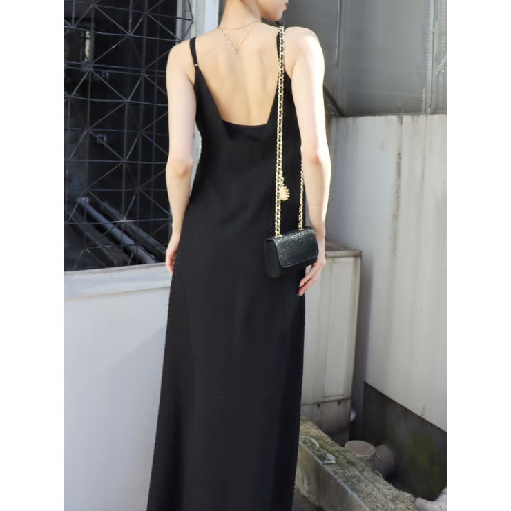 ディープスリットロングキャミワンピース | EVRIS | 詳細画像10 